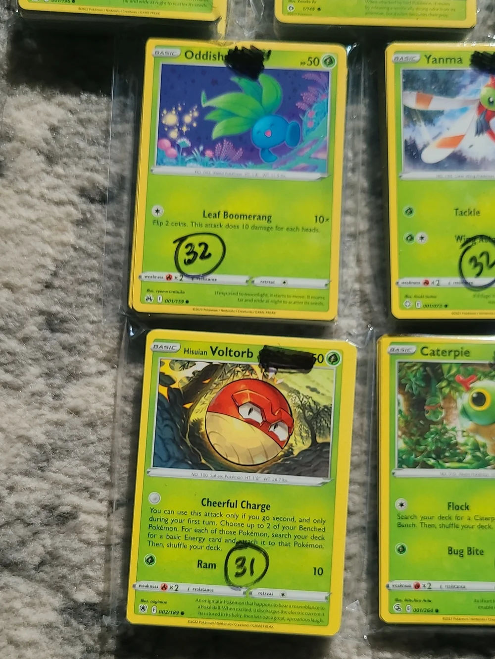 Pokemon Bulk Lot Of 235